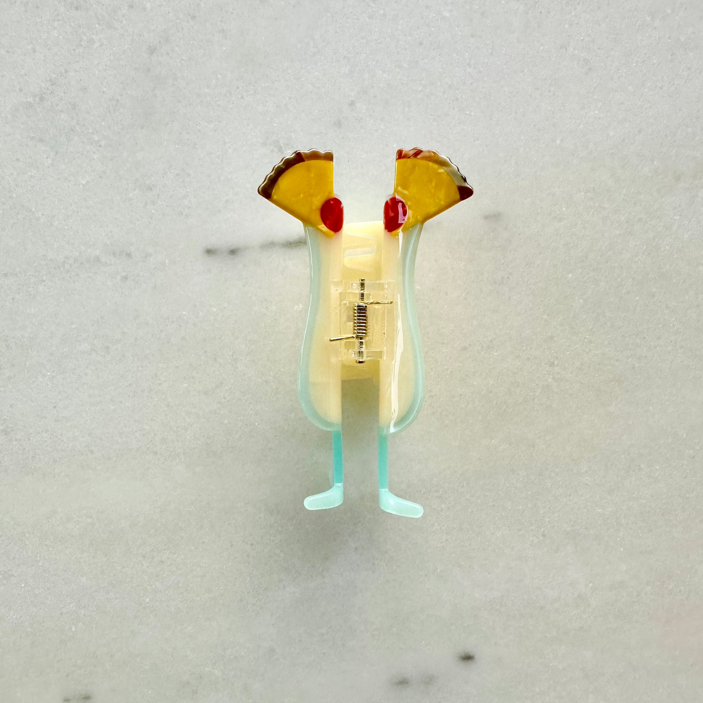 Piña Colada Hair Claw Clip
