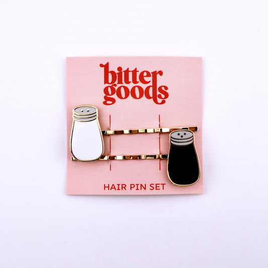 Salt & Pepper Hair Pins