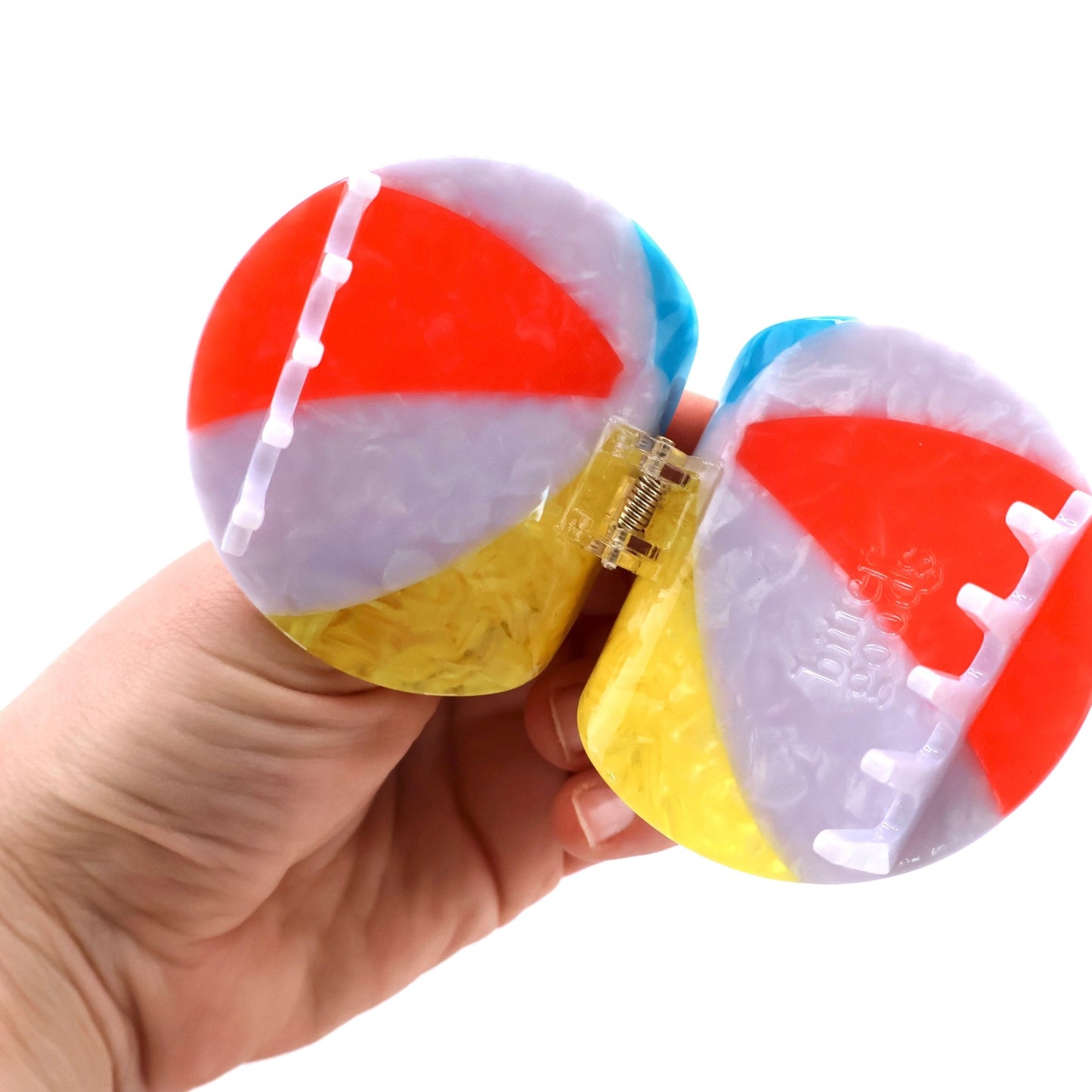 Beach Ball Hair Claw Clip