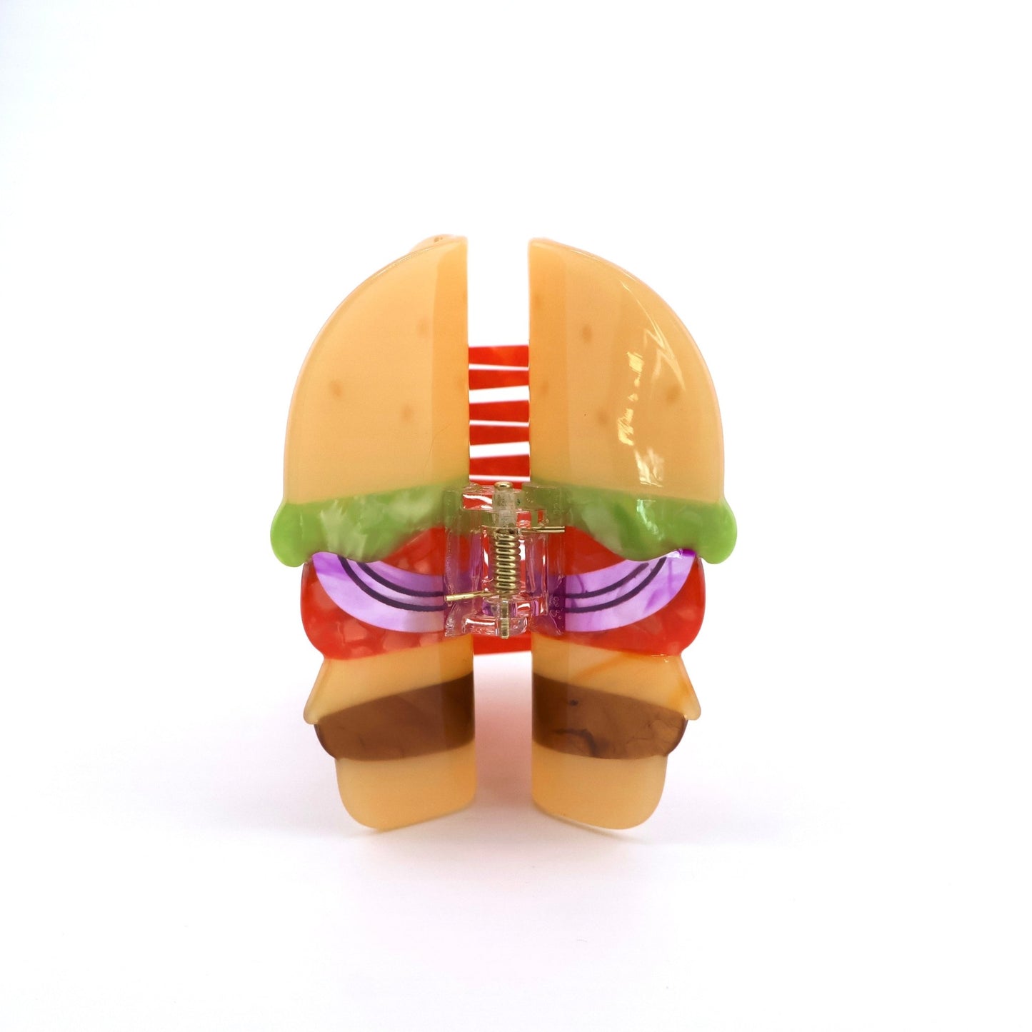 Burger Hair Claw Clip
