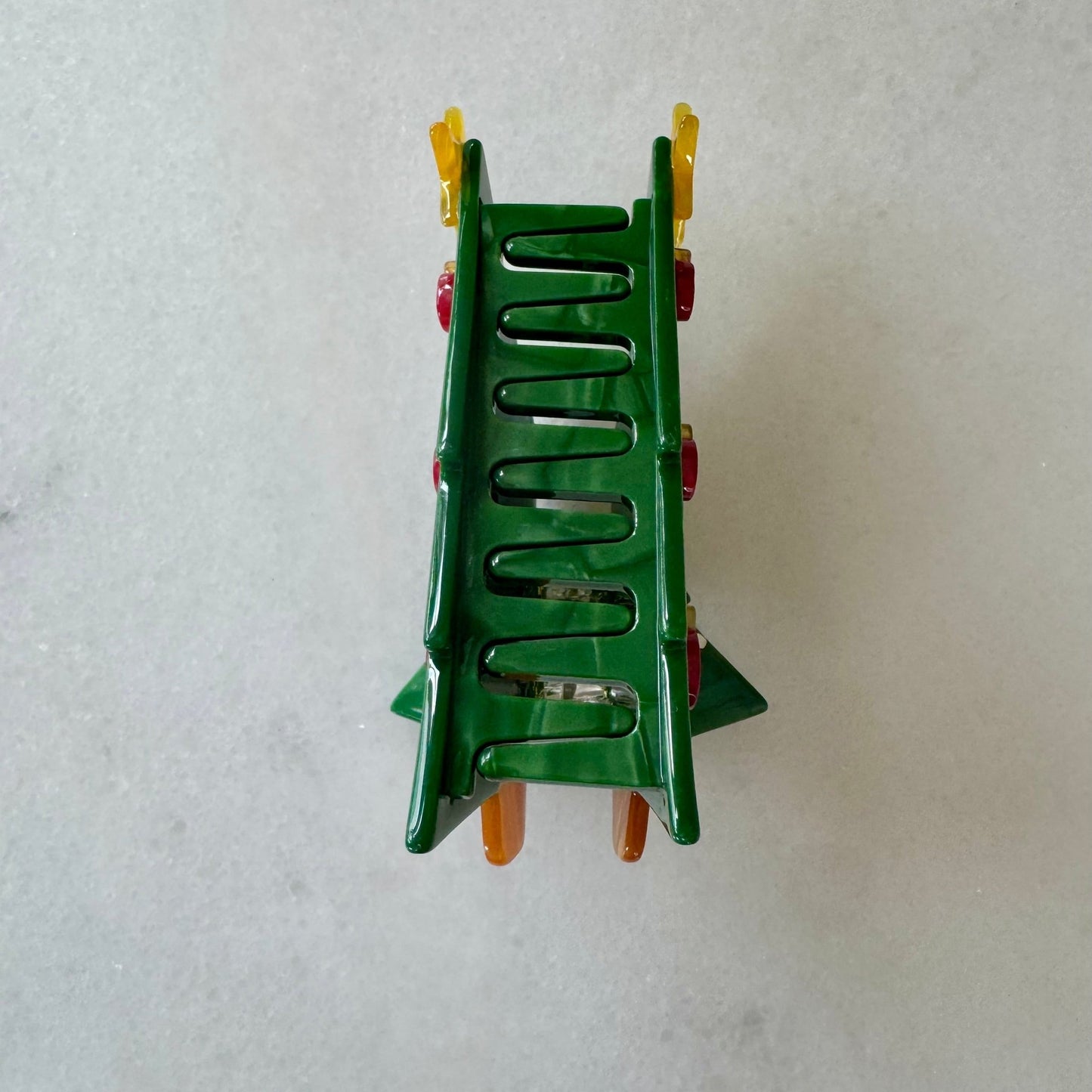 Christmas Tree Hair Claw Clip