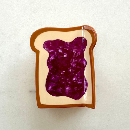 PB&J Hair Claw Clip