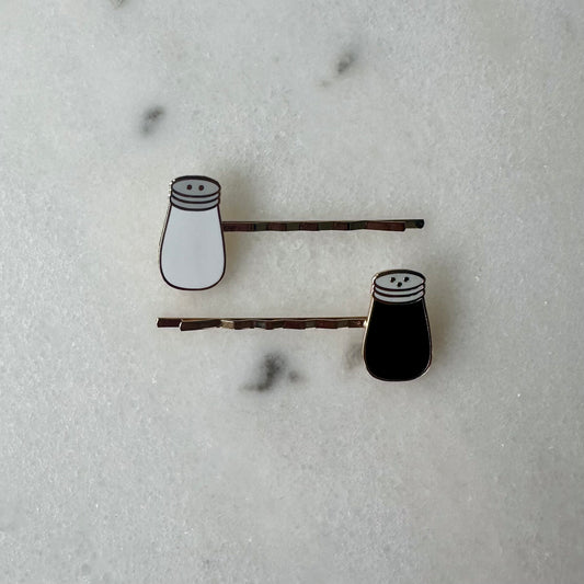 Salt & Pepper Hair Pins