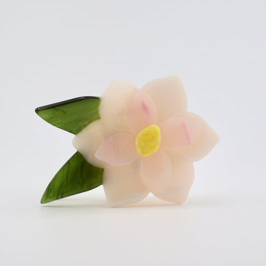Magnolia Flower Hair Claw Clip