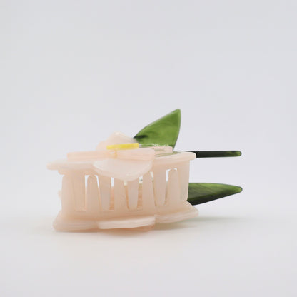 Magnolia Flower Hair Claw Clip