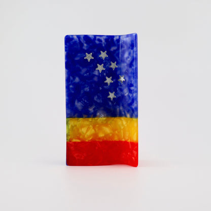 BIG Bull City Flag Hair Claw Clip