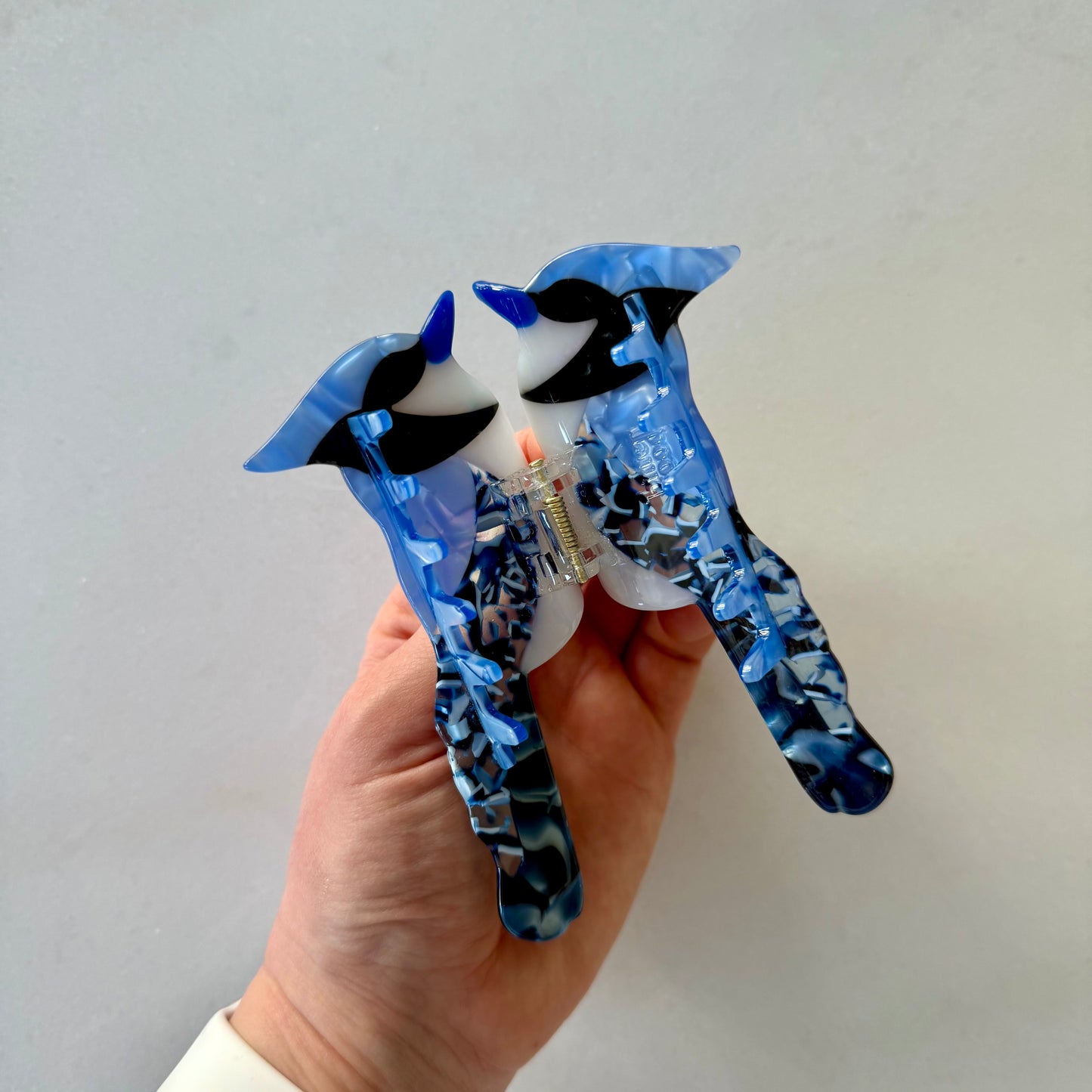 Blue Jay Hair Claw Clip
