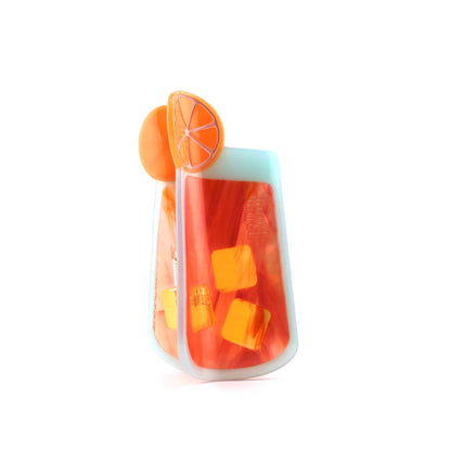 Aperol Spritz Hair Claw Clip