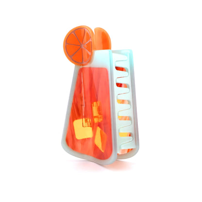 Aperol Spritz Hair Claw Clip
