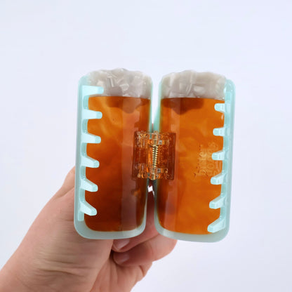 Beer Stein Hair Claw Clip