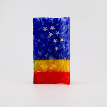 BIG Bull City Flag Hair Claw Clip