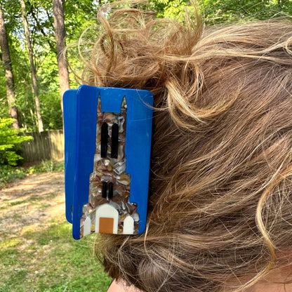 Blue Devil Chapel Hair Clip