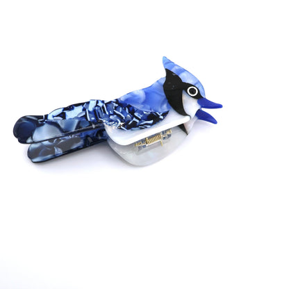 Blue Jay Hair Claw Clip