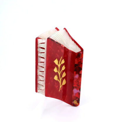 Book Hair Claw Clip