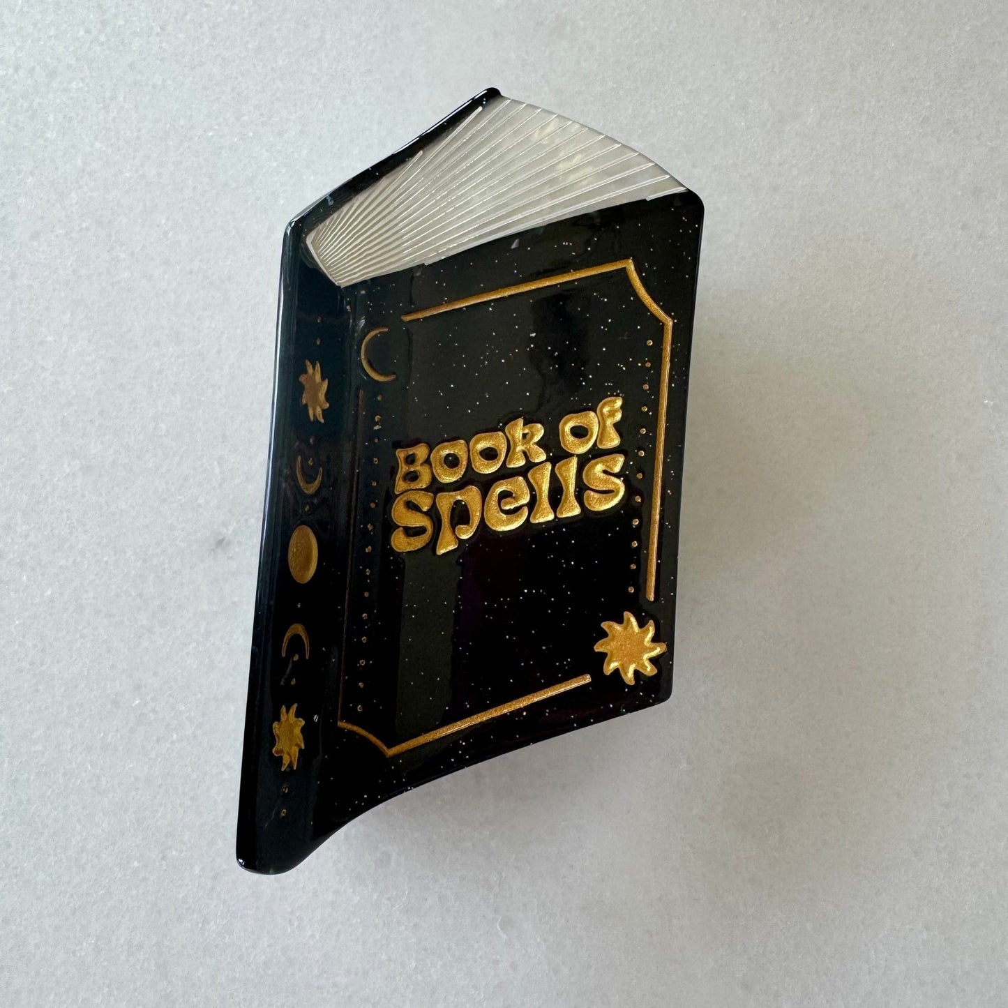 Book of Spells Hair Claw Clip
