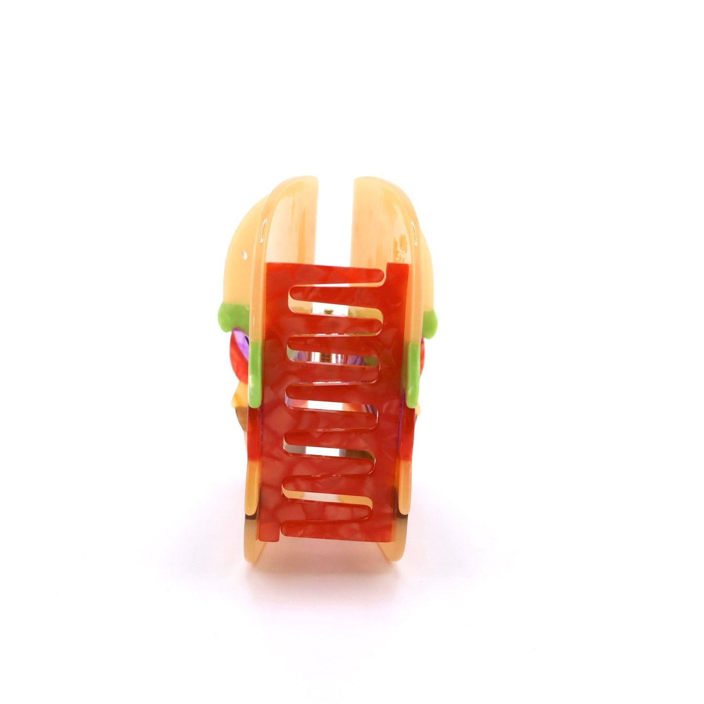 Burger Hair Claw Clip