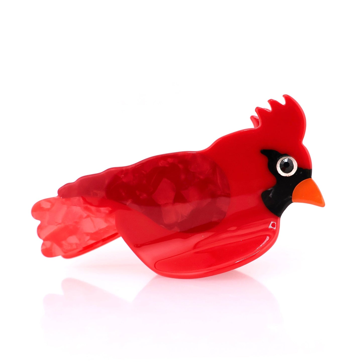 Cardinal Hair Claw Clip
