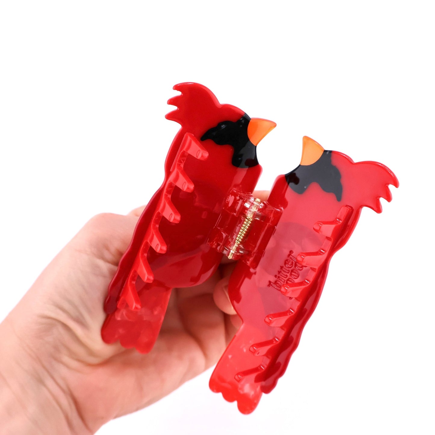 Cardinal Hair Claw Clip