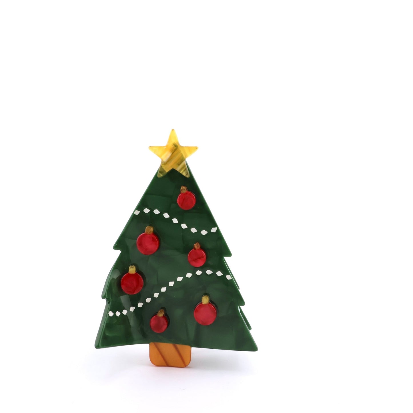 Christmas Tree Hair Claw Clip