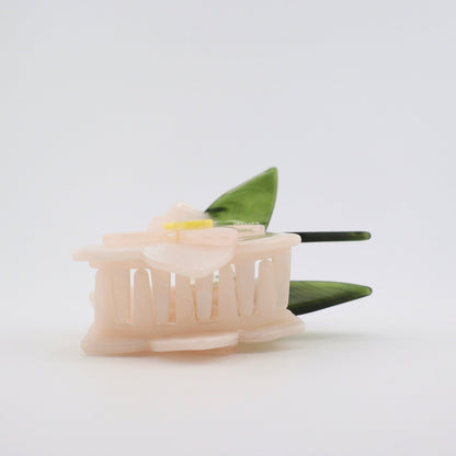 Magnolia Flower Hair Claw Clip
