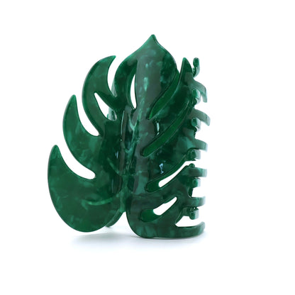 Monstera Hair Claw Clip