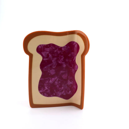 PB&J Hair Claw Clip