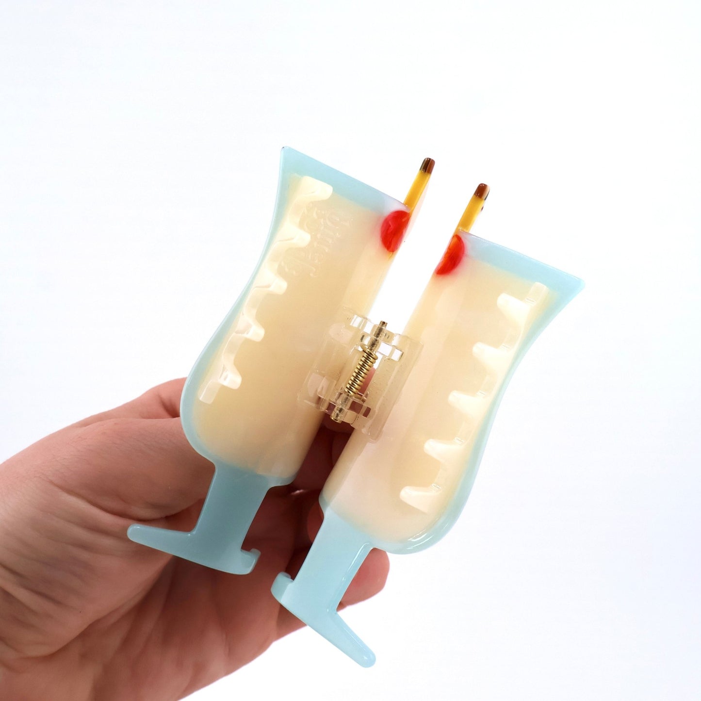 Piña Colada Hair Claw Clip