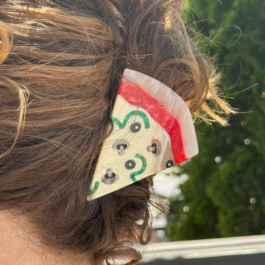 Pizza Hair Claw Clip