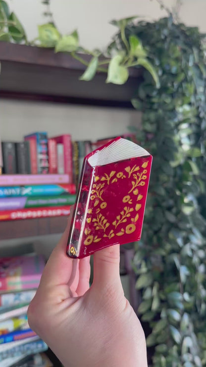 Book Hair Claw Clip