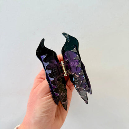 Raven Bird Hair Claw Clip