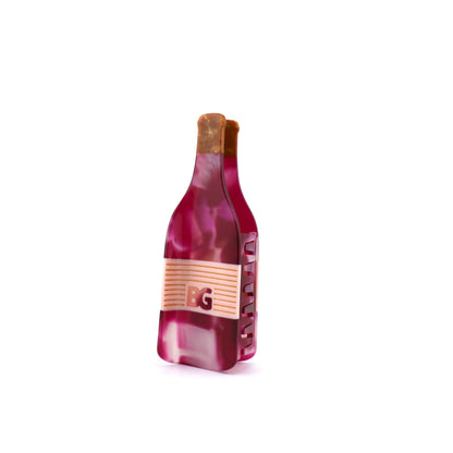 Red Wine Hair Claw Clip