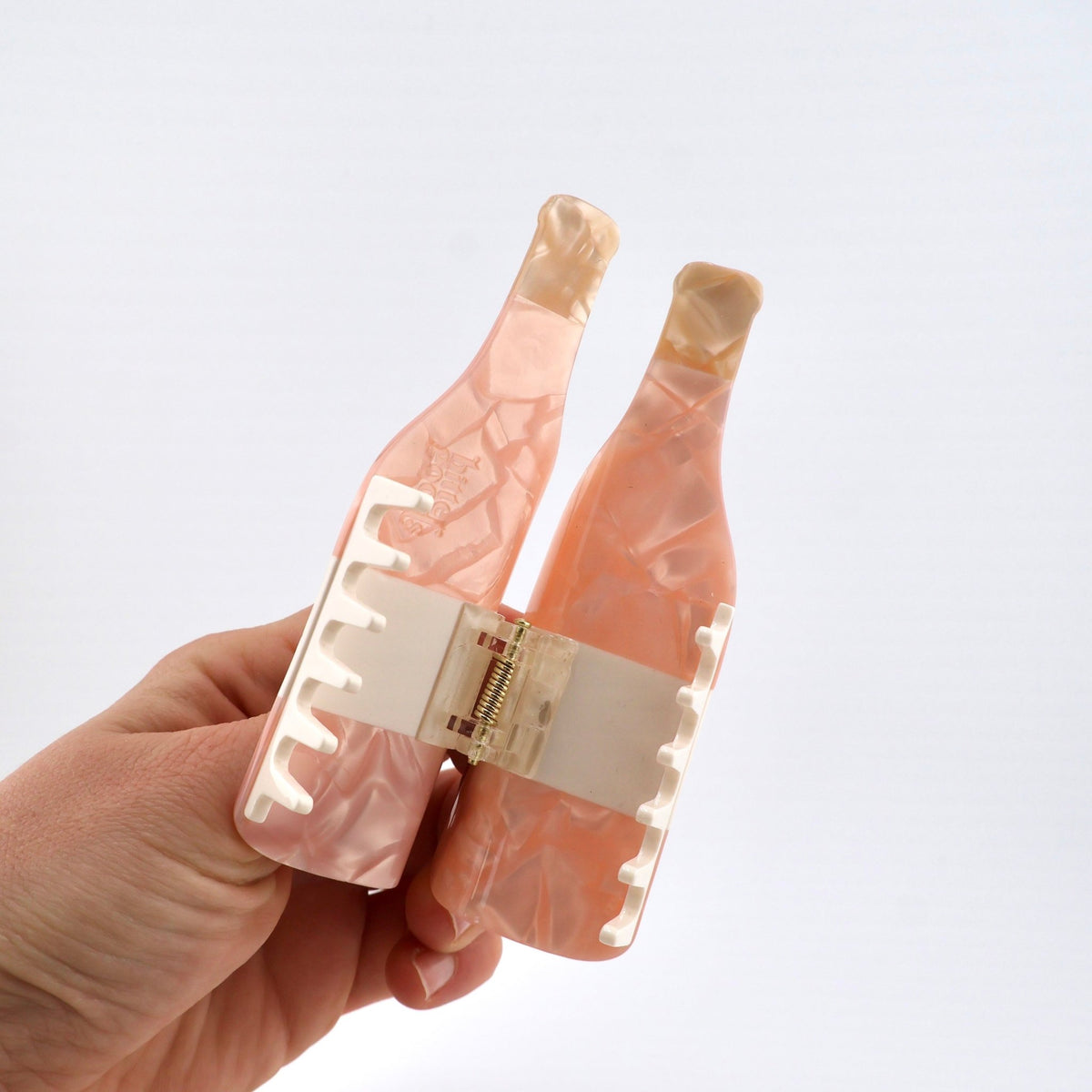 Rosé Wine Hair Claw Clip