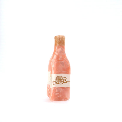 Rosé Wine Hair Claw Clip